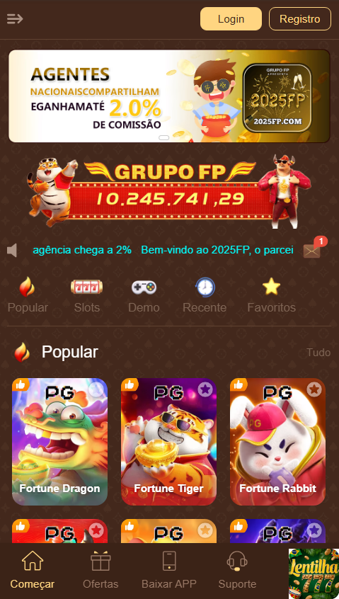 lentilha777.com Interface